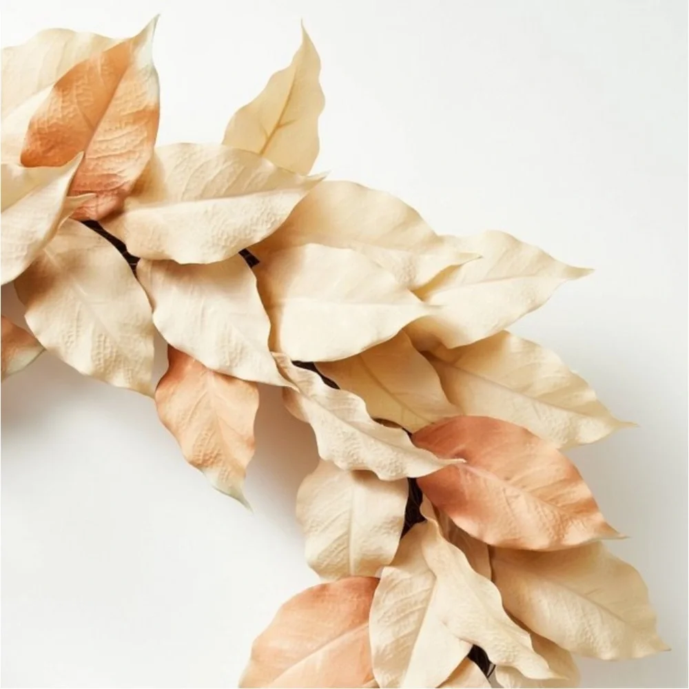 Studio McGee Nuetral Leaf Wreath Threshold